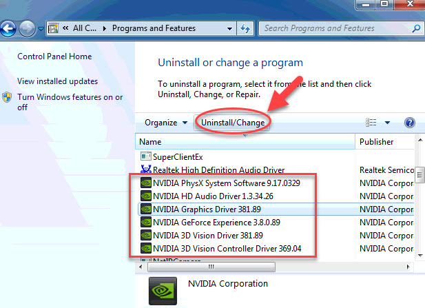 nvidia control panel download alienware mx14